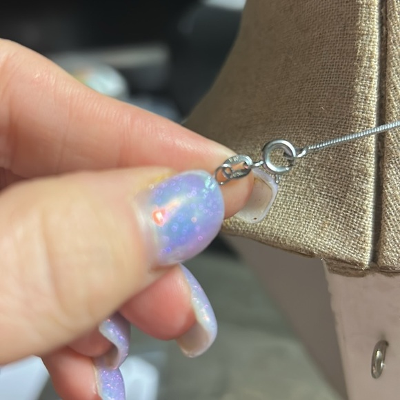 History of Ireland Cross Pendant Sterling Silver on 18kgp chain - Picture 4 of 5